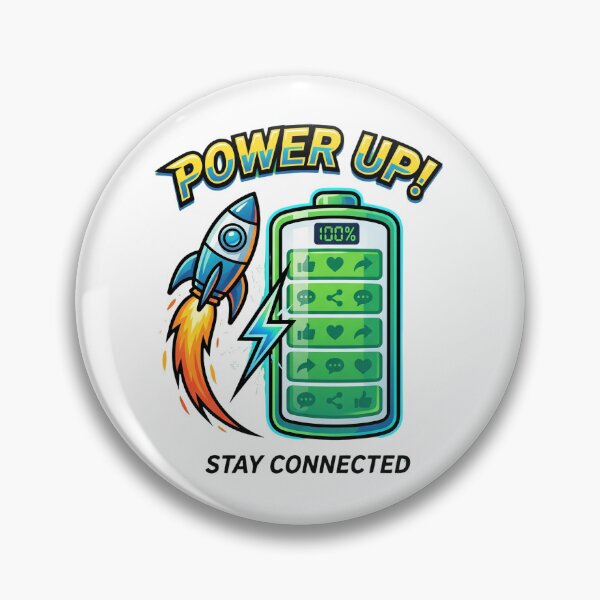 Item preview, 100 Percent Charged Social Media Battery designed and sold by Presshue.