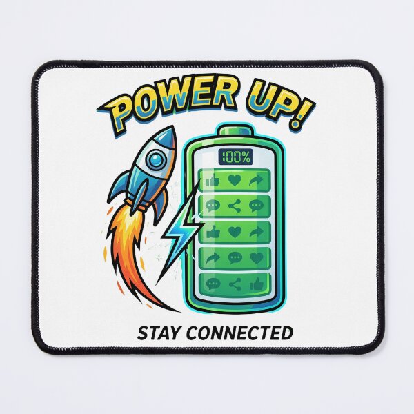 Item preview, 100 Percent Charged Social Media Battery designed and sold by Presshue.