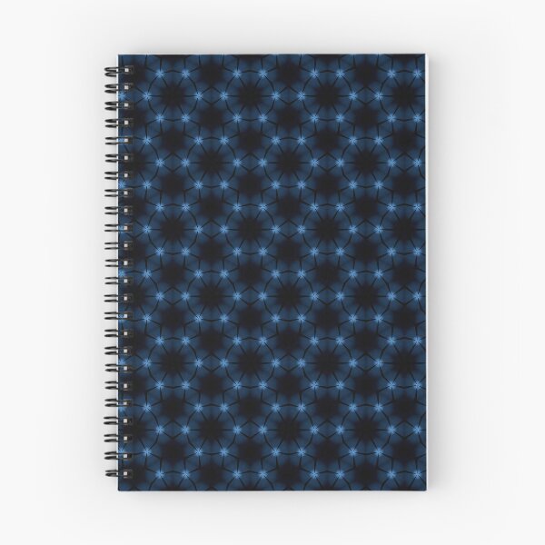 Item preview, Dark Blue Glowing Star Seamless Pattern designed and sold by IntelliMindDesigns.