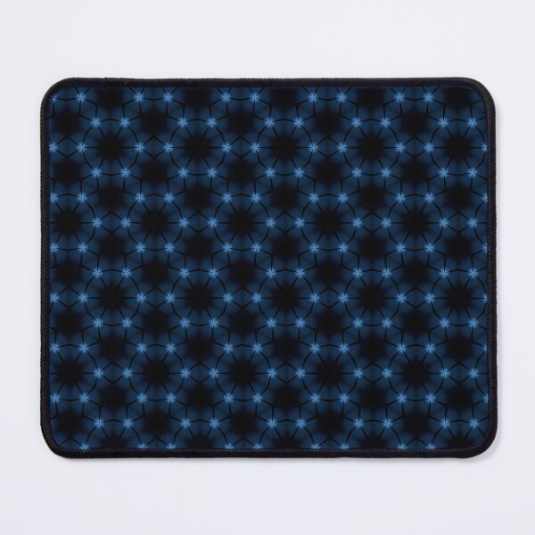 Item preview, Dark Blue Glowing Star Seamless Pattern designed and sold by IntelliMindDesigns.