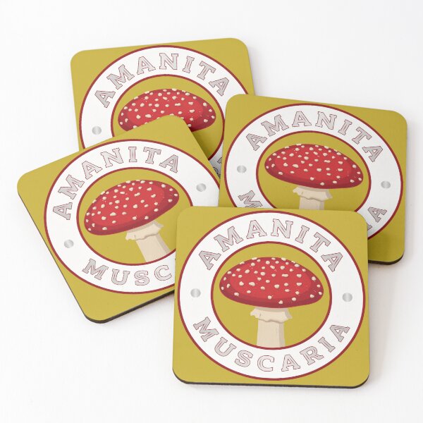Item preview, Amanita Muscaria Vintage Badge | Mushroom Logo Design designed and sold by Hadamah.