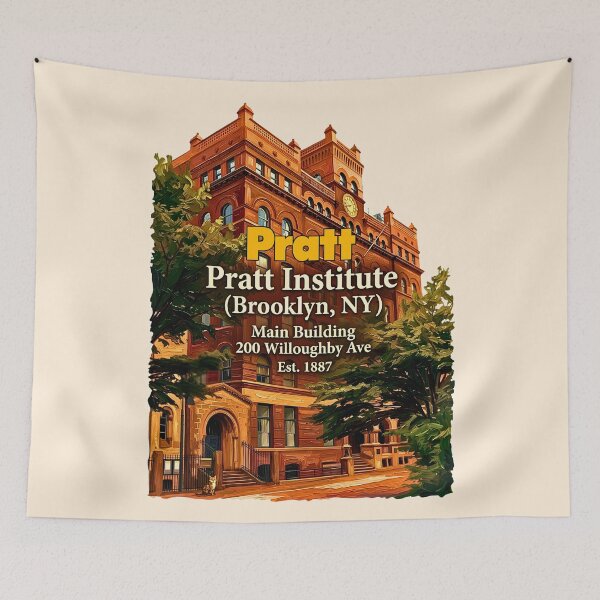 Item preview, The Impressionist Campus Main Building Oil Painting Art designed and sold by EvergreenPark - Tee Studio.