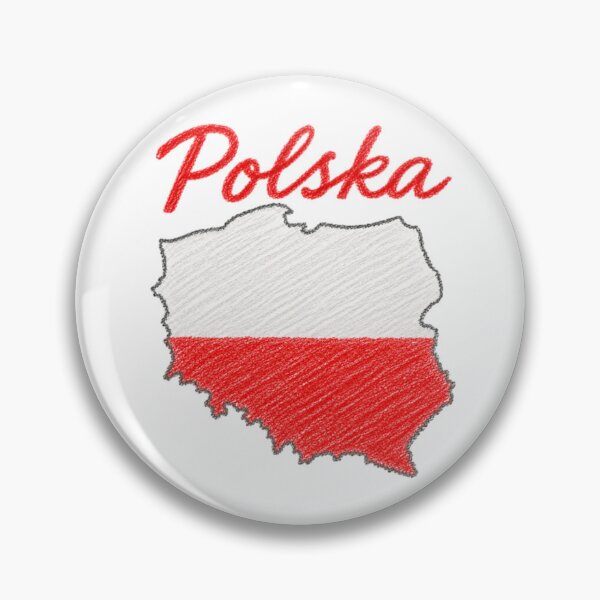 Item preview, Map of Poland in the colors of the Polish flag designed and sold by JOANNASKAH.