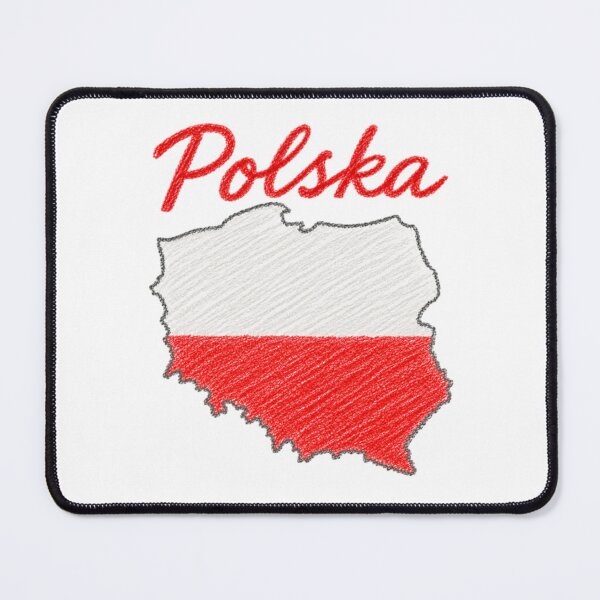 Item preview, Map of Poland in the colors of the Polish flag designed and sold by JOANNASKAH.