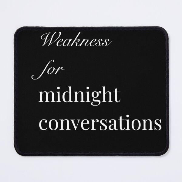 Item preview, Weakness For Midnight Conversations Dreamy Aesthetic T-Shirt designed and sold by Anya86.