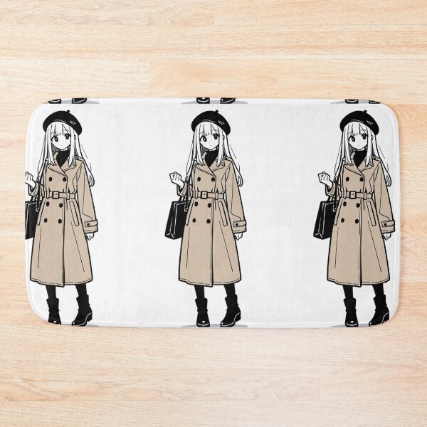 Item preview, Fashion - profile woman beige trench designed and sold by AnimeShin.