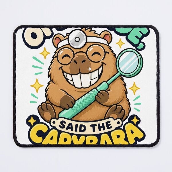 Item preview, Capybara Dentist Funny Chill Vibes Statement designed and sold by VisualArtsOasis.