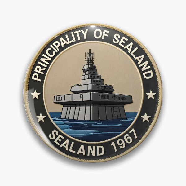 Item preview, Principality of Sealand Vintage Emblem designed and sold by RareVisuals.