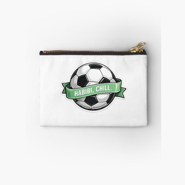 Item preview, Habibi, Chill – Retro Football Motivation Sticker designed and sold by RDcollections.