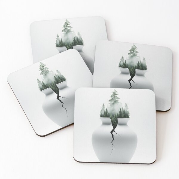 Item preview, The Forest Within: Minimalist Surreal Nature Art designed and sold by Denim Art Studio.
