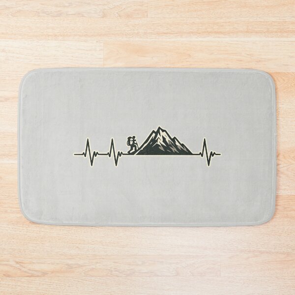 Item preview, Hiking Heartbeat Mountain Pulse designed and sold by Corvoria.