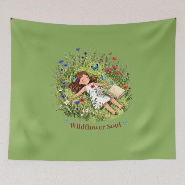 Item preview, Wildflower Soul – Lost in Wildflowers designed and sold by BCapybara.