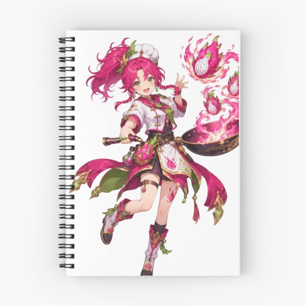 Item preview, Dragonfruit Flame Cook designed and sold by jgvisualarts.