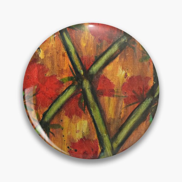 Item preview,  Bamboo against wooden fence designed and sold by George Hutton Hunter.
