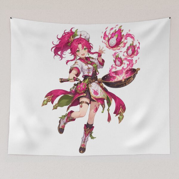 Item preview, Dragonfruit Flame Cook designed and sold by jgvisualarts.