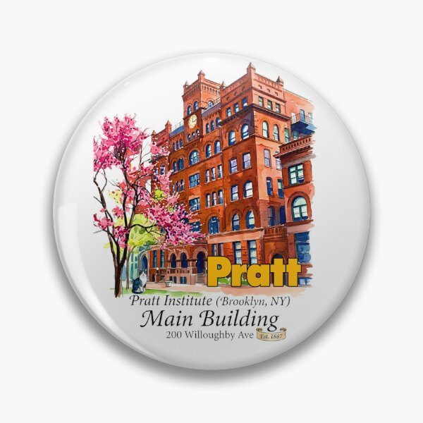 Item preview, Artistic Watercolor Chronicle - Pratt Main Building designed and sold by EvergreenPark - Tee Studio.
