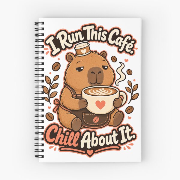 Item preview, Capybara Coffee Lover Cafe Owner Aesthetic designed and sold by VisualArtsOasis.