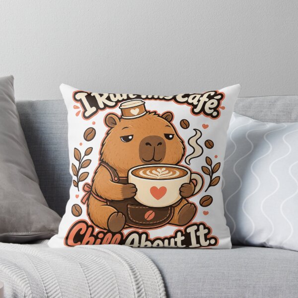 Item preview, Capybara Coffee Lover Cafe Owner Aesthetic designed and sold by VisualArtsOasis.