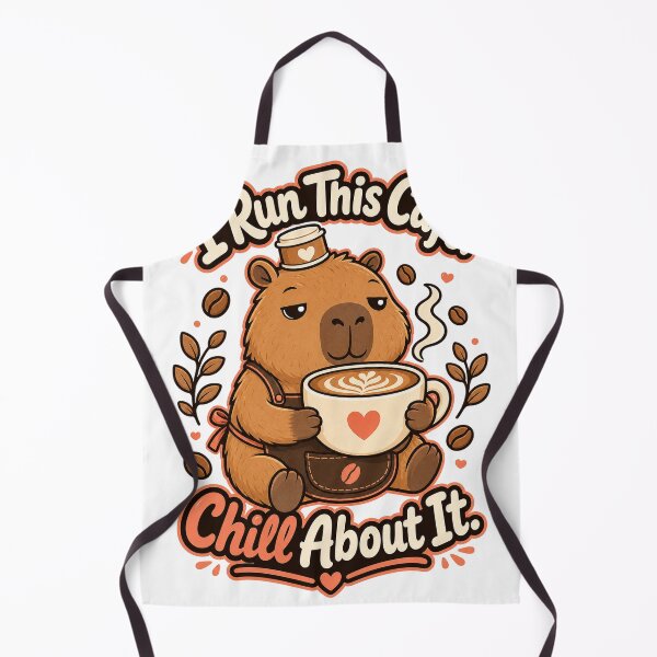 Item preview, Capybara Coffee Lover Cafe Owner Aesthetic designed and sold by VisualArtsOasis.