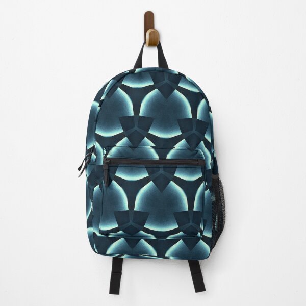 Item preview, Blue Geometric Scalloped Seamless Pattern designed and sold by IntelliMindDesigns.