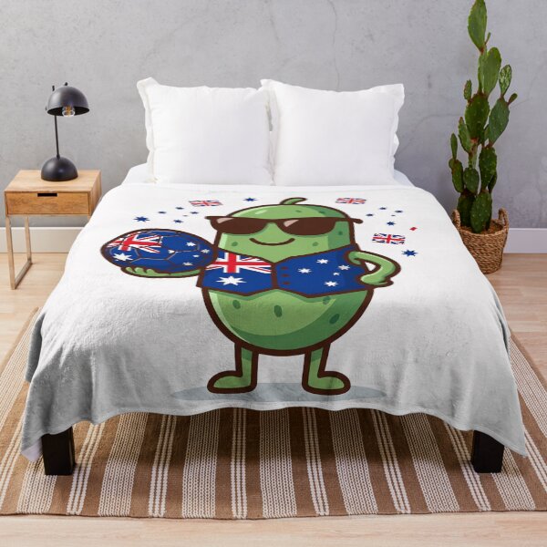 Item preview, Australia Soccer Pickle Cool Aussie Football Fan Design designed and sold by Basma Designs | Funny Shirts, Stickers & Mugs.