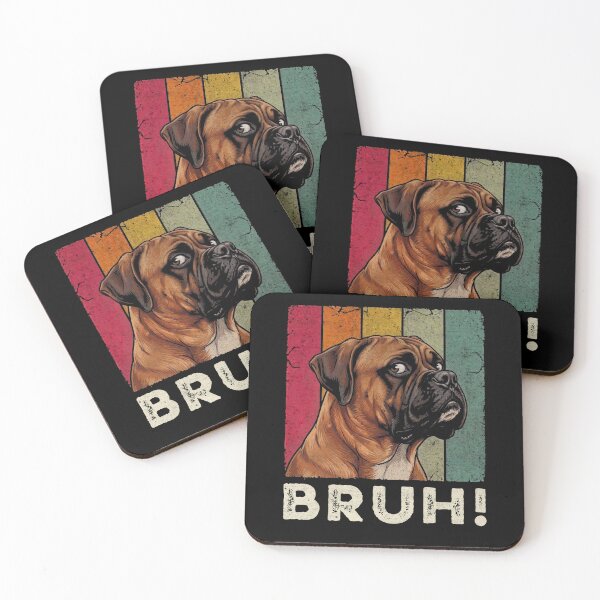 Item preview, Bruh Boxer Dog Vintage Retro Distressed Funny designed and sold by d247.