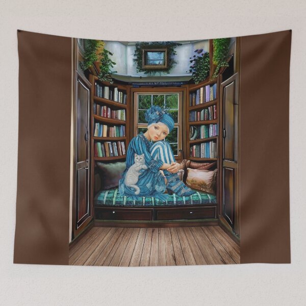 Item preview, SEEKING COMFORT IN HER NOOK designed and sold by Tammera.