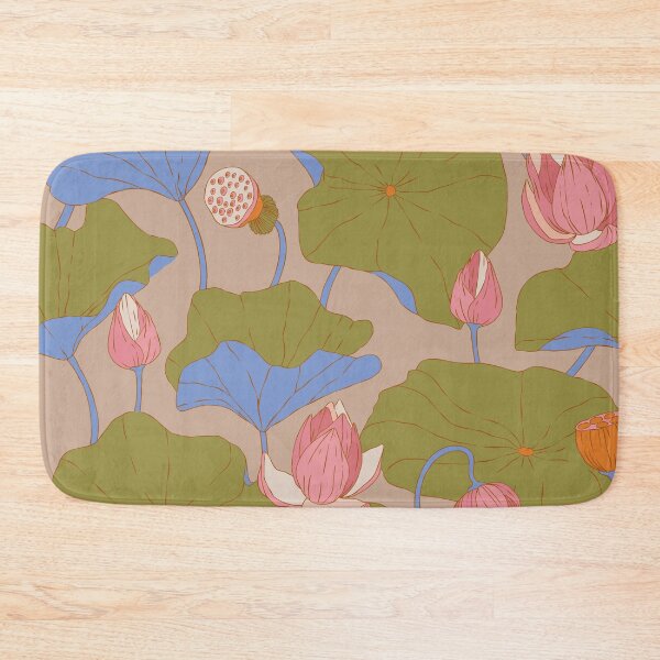 Item preview, Green Lotus · Floral background designed and sold by dacoparo.
