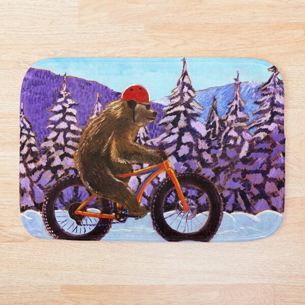 Item preview, Bear Riding a Fat Bike designed and sold by Scott Clendaniel.