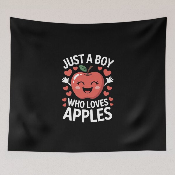 Item preview, Just a Boy Who Loves Apples designed and sold by jkrphoto.