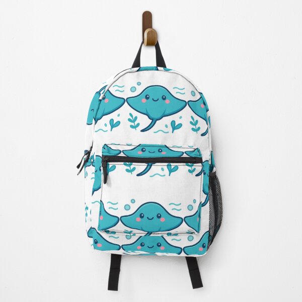 Item preview, Go with the Flow Stingray - Cute Kawaii Sticker designed and sold by foryouandyours.