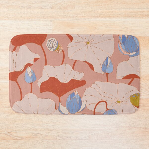 Item preview, Pink Lotus Floral background designed and sold by dacoparo.