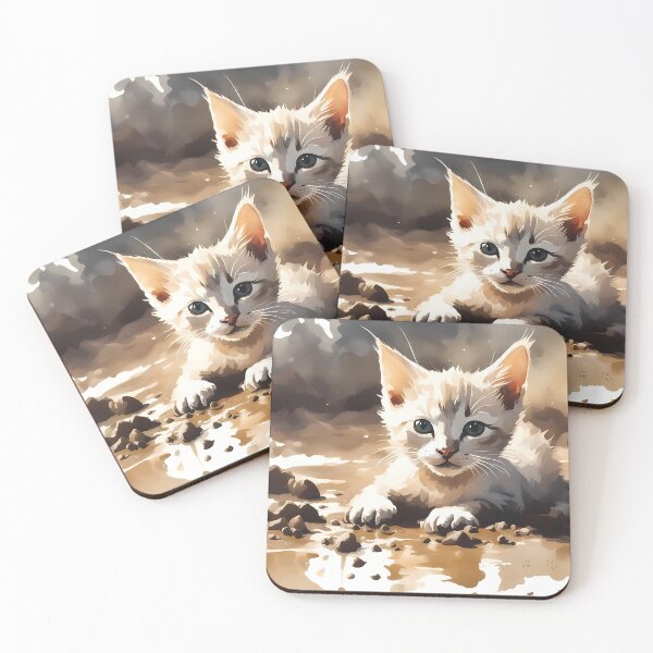 Item preview, Kitten in Mud designed and sold by CalmnessbyChoice.