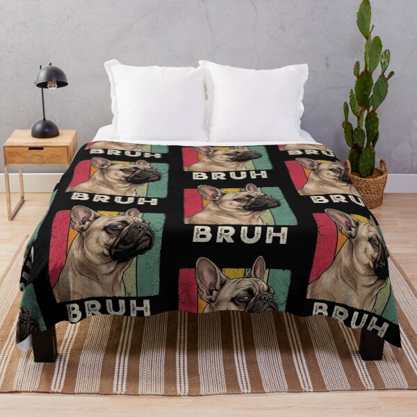 Item preview, French Bulldog Bruh Vintage Retro Dog Lover designed and sold by d247.