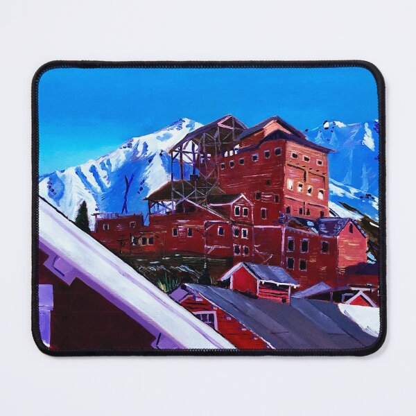 Item preview, Kennicott Mill Building in Winter, Alaska, Wrangell - St. Elias National Park designed and sold by Scott Clendaniel.