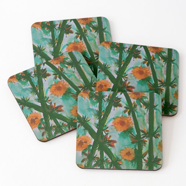 Item preview, Bamboo with orange flowers designed and sold by George Hutton Hunter.