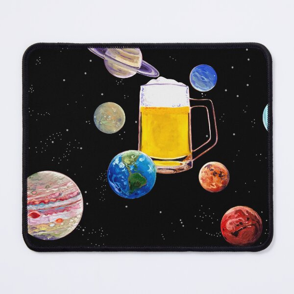 Item preview, Beer in the Center of Solar System, Funny Space Poster, Planets Orbiting Beer, Birthday Gift for Him, Art for Men, Bar Decor designed and sold by Scott Clendaniel.