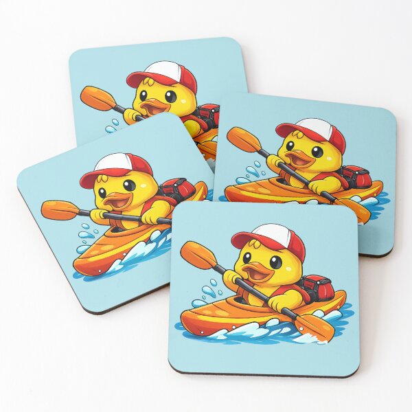 Item preview, Kayaking Duck Illustration designed and sold by BROHLine Studio.