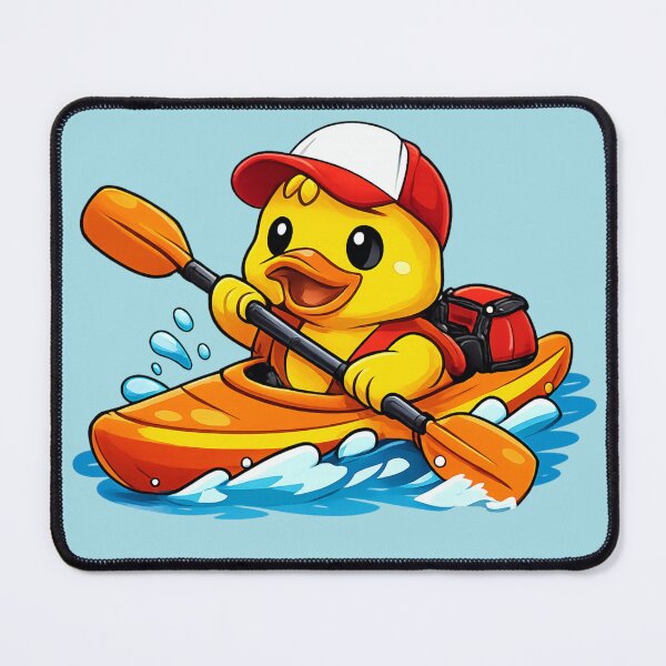 Item preview, Kayaking Duck Illustration designed and sold by BROHLine Studio.
