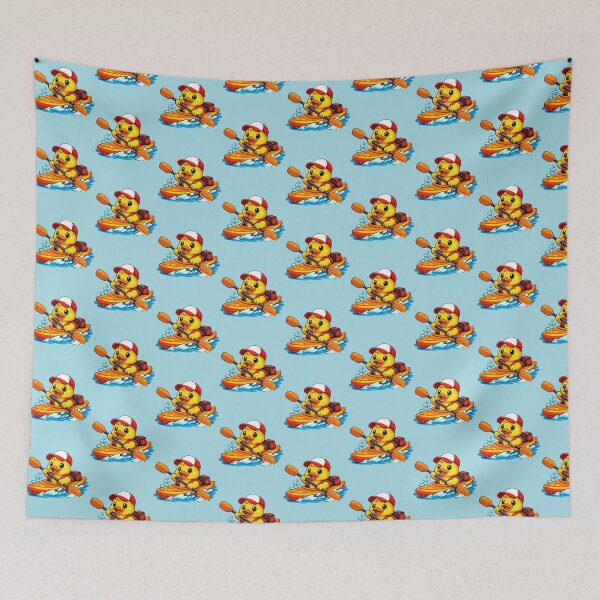 Item preview, Kayaking Duck Illustration designed and sold by BROHLine Studio.