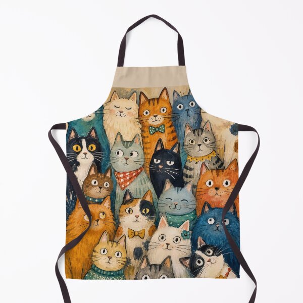 Item preview, Curious Cat Crowd designed and sold by PaisleyMarten.
