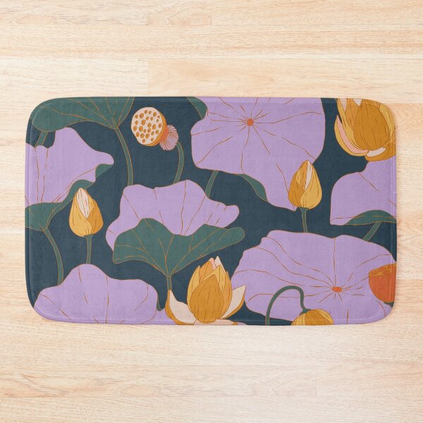Item preview, Lilac Lotus Floral background designed and sold by dacoparo.
