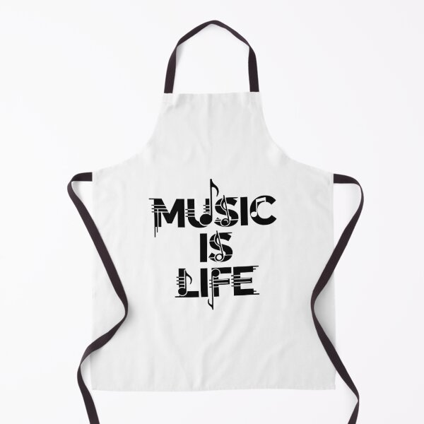 Item preview, Music Is Life - Abstract Musical Notes Typography designed and sold by Nikola Dio.