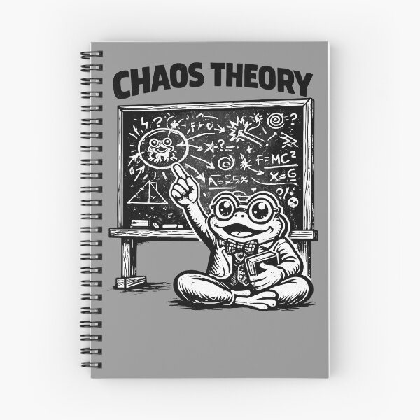 Item preview, Funny Frog Shirt Nerd Humor Graphic Tee Chaos Theory Science Design designed and sold by Moss & Mellow.