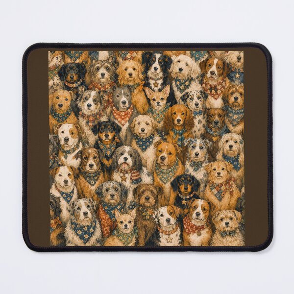 Item preview, Bandana Dog Brigade designed and sold by PaisleyMarten.