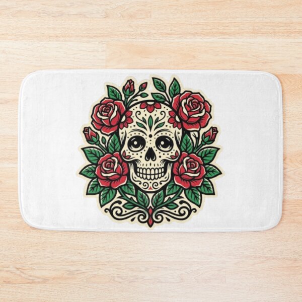 Item preview, Rose Skull Streetwear T-Shirt designed and sold by PixelStyle Studio.