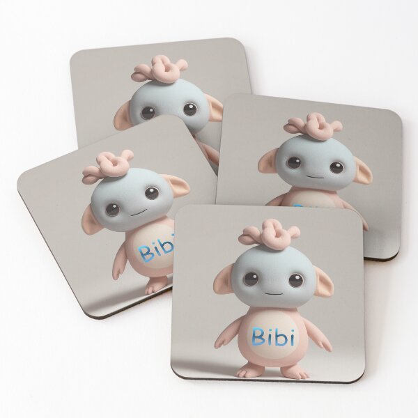 Item preview, Bibi the Cute Confused Mascot | Soft Aesthetic Viral Character Design designed and sold by Ink & Highlands.