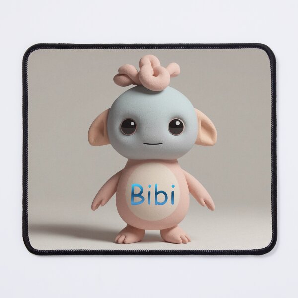 Item preview, Bibi the Cute Confused Mascot | Soft Aesthetic Viral Character Design designed and sold by Ink & Highlands.