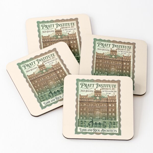 Item preview, Vintage Banknote Architecture - Historic Pratt Institute Main Building designed and sold by EvergreenPark - Tee Studio.
