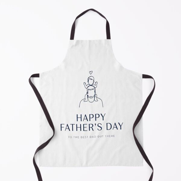 Item preview, Happy Father’s Day Apron – Funny Dad Cooking Gift | Cute Father’s Day Kitchen Apron designed and sold by InspiredCreatives.